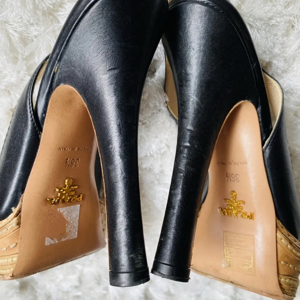 BLACK PRADA SPRING 2009 HEELS - Picture 4 of 12